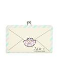 Disney Alice in Wonderland Postcard Kisslock Accordion Wallet New 