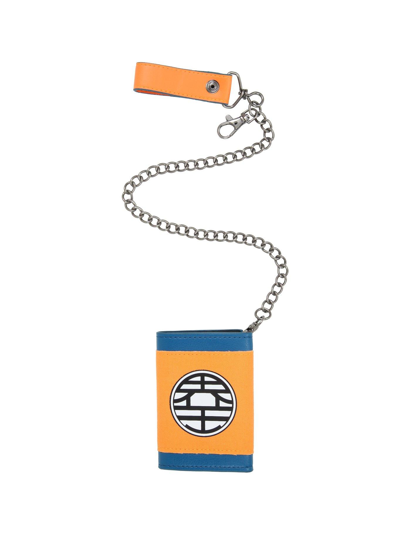 Dragon Ball Z Kanji Tri-Fold Chain Wallet, , alternate
