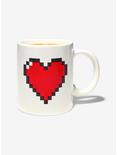 Pixel Heart Heat Changing Mug, , alternate