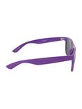 Purple Smoke Lens Retro Sunglasses, , alternate