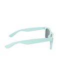 Mint Smoke Lens Retro Sunglasses, , alternate