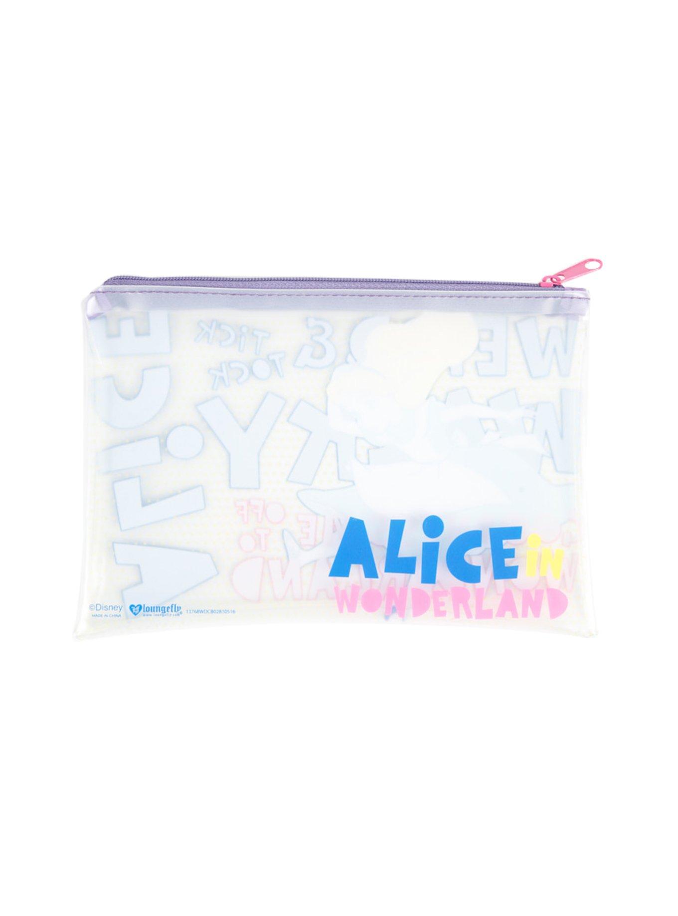 Loungefly Disney Alice In Wonderland Pencil Case, , alternate