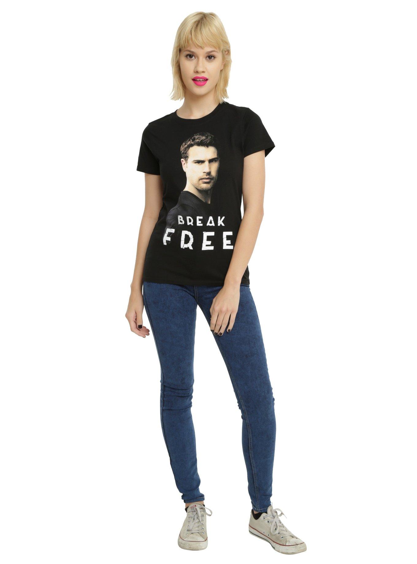 The Divergent Series: Allegiant Four Break Free Girls T-Shirt, , alternate