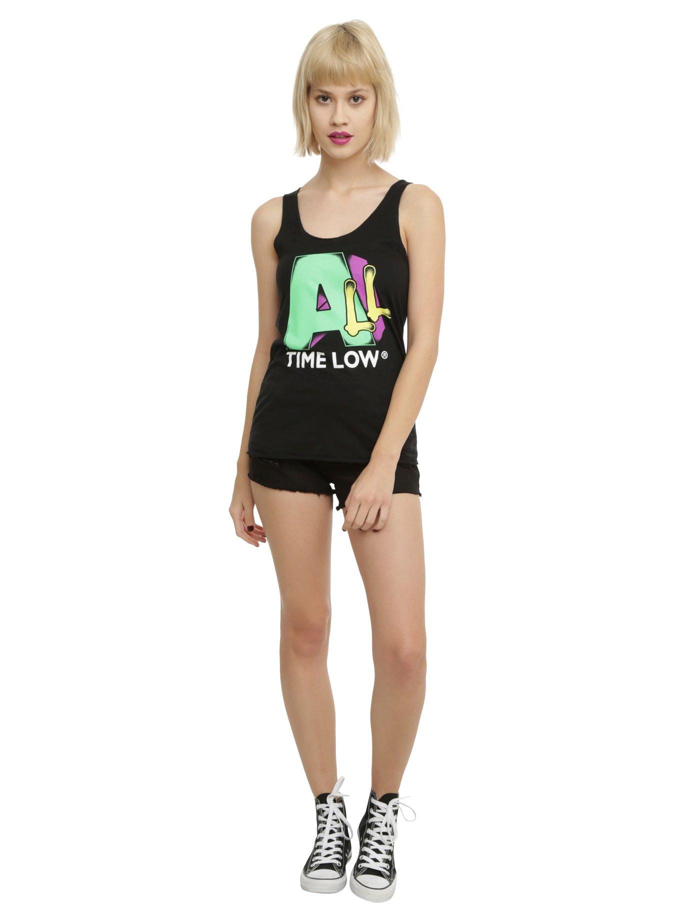 All Time Low ALL Logo Girls Tank Top, , alternate