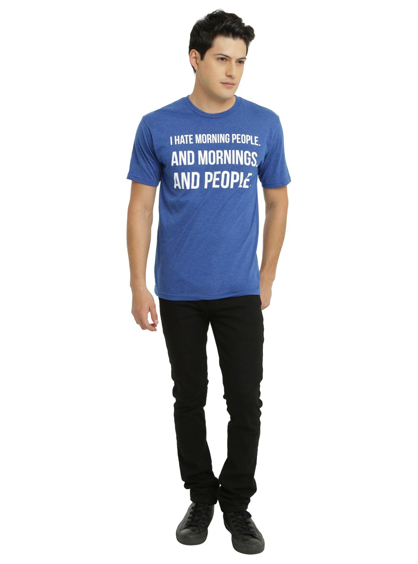 I Hate Mornings And People T-Shirt, , alternate