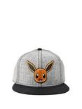 Pokemon Eevee Grey Snapback Hat, , alternate