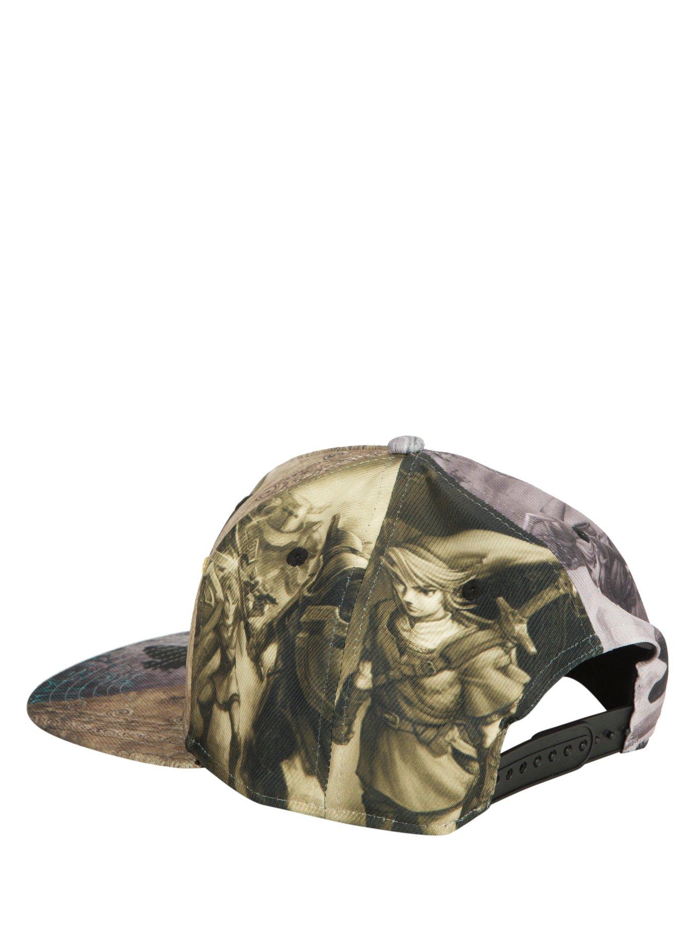 The Legend Of Zelda Twilight Princess Split Crown Snapback Hat, , alternate