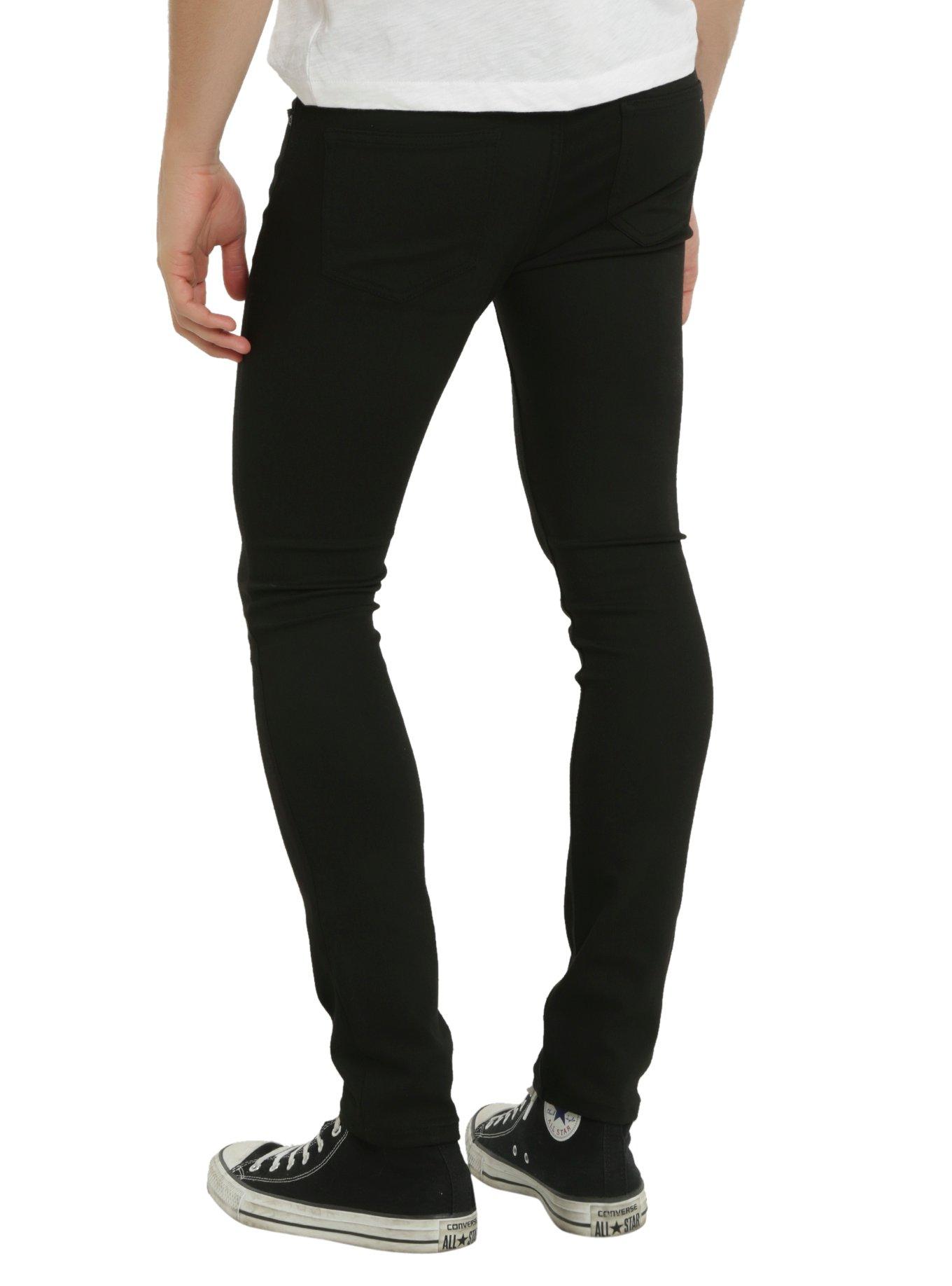 XXX RUDE 32 Inch Inseam Black Never Fade Super Skinny Jeans, , alternate