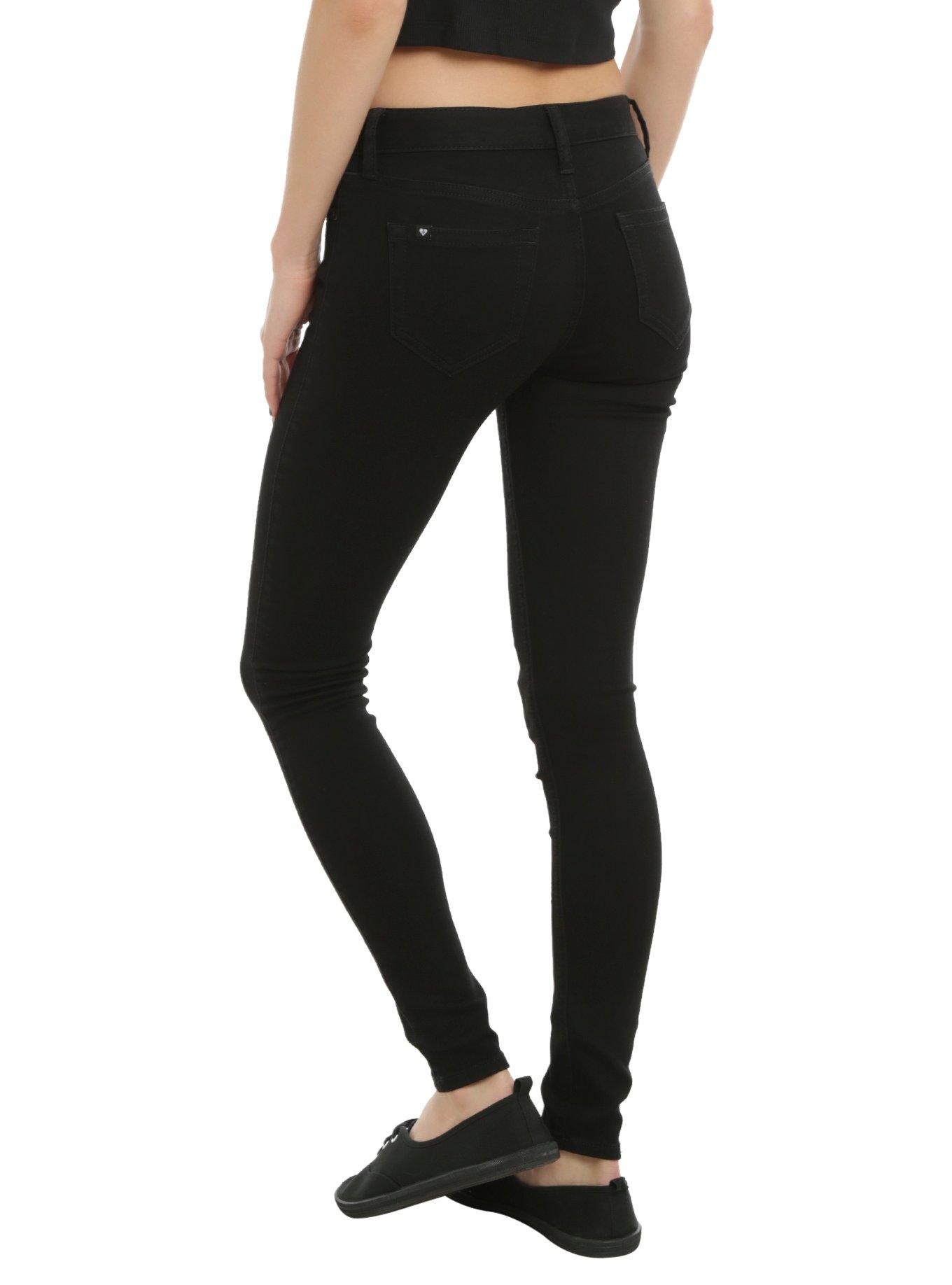 Blackheart Black Skinny Jeans, , alternate