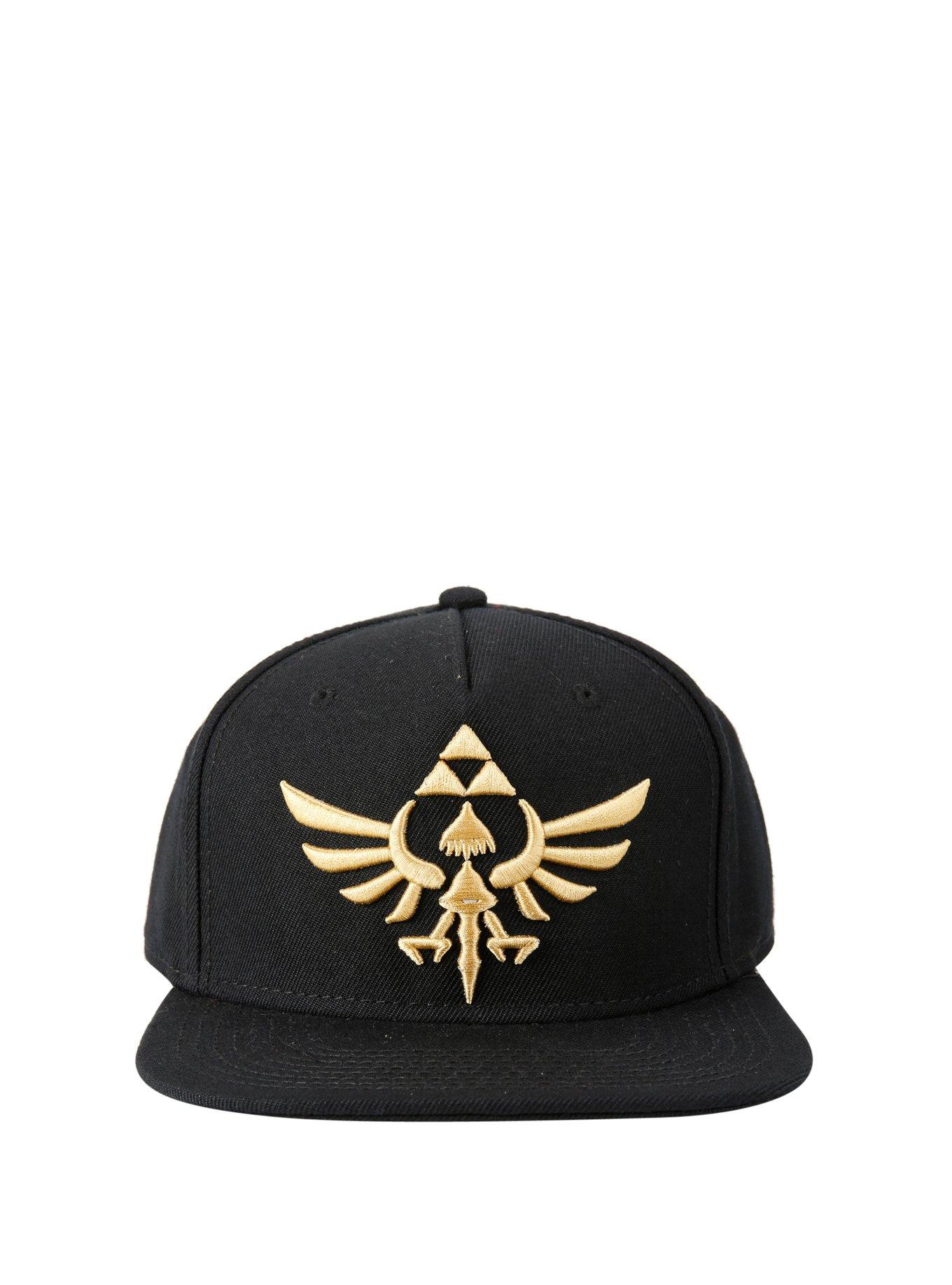 Nintendo The Legend Of Zelda Triforce Snapback Hat, , alternate