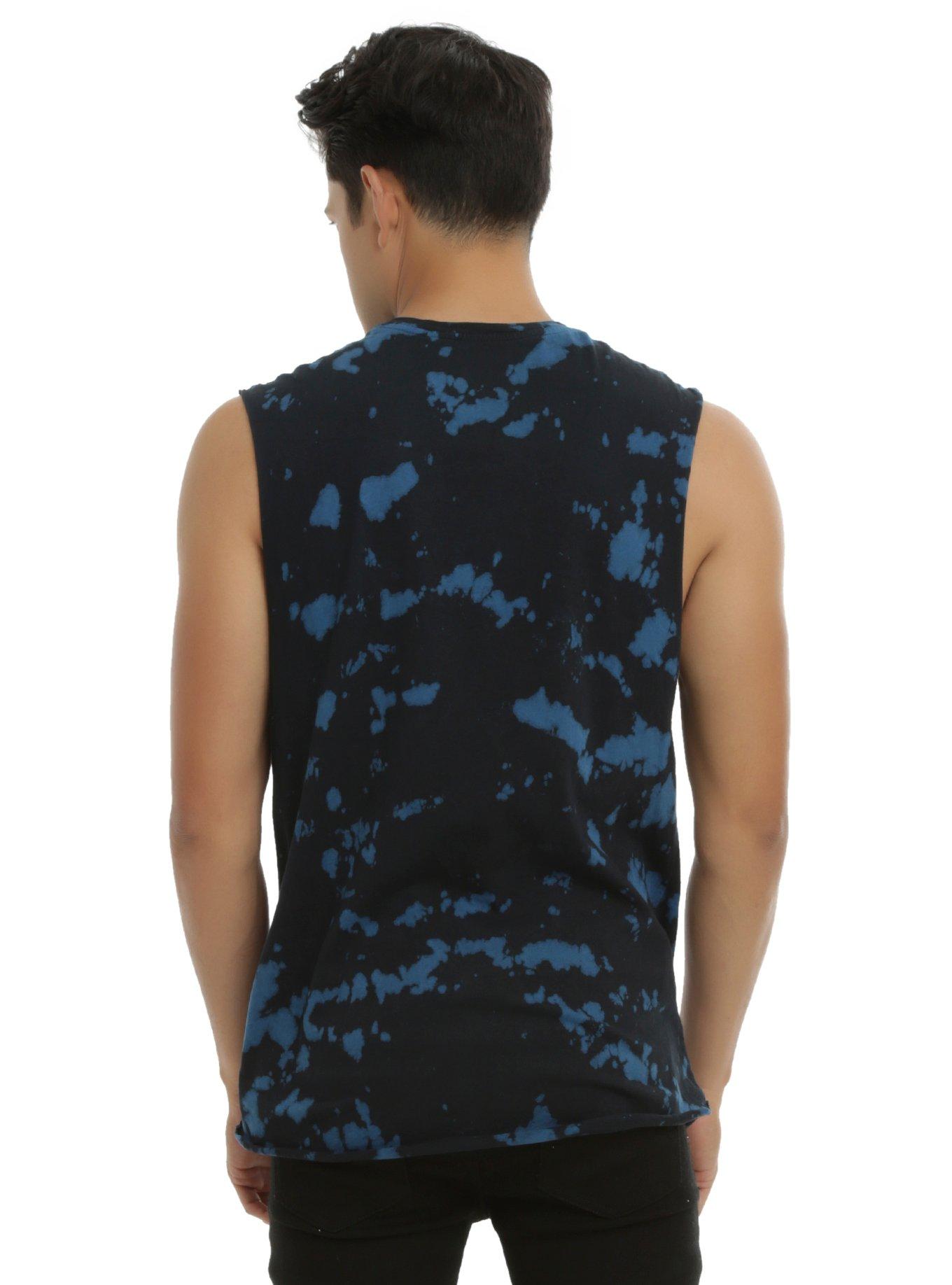 Guns N' Roses Classic Skeletons Tie Dye Muscle T-Shirt, , alternate