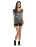 The Little Prince Stars Will Be Out Burnout Girls T-Shirt, , alternate