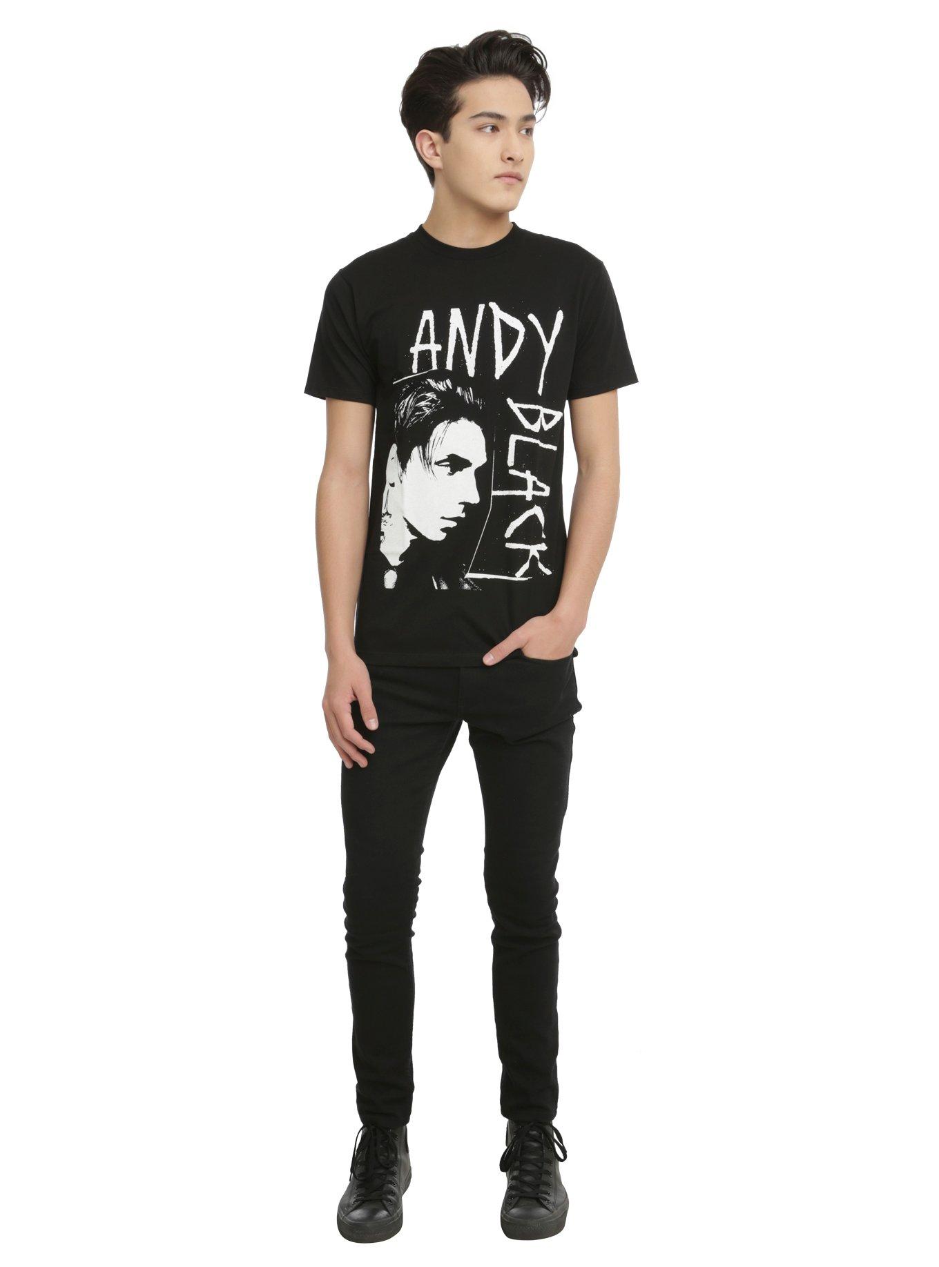 Andy Black Profile T-Shirt, , alternate