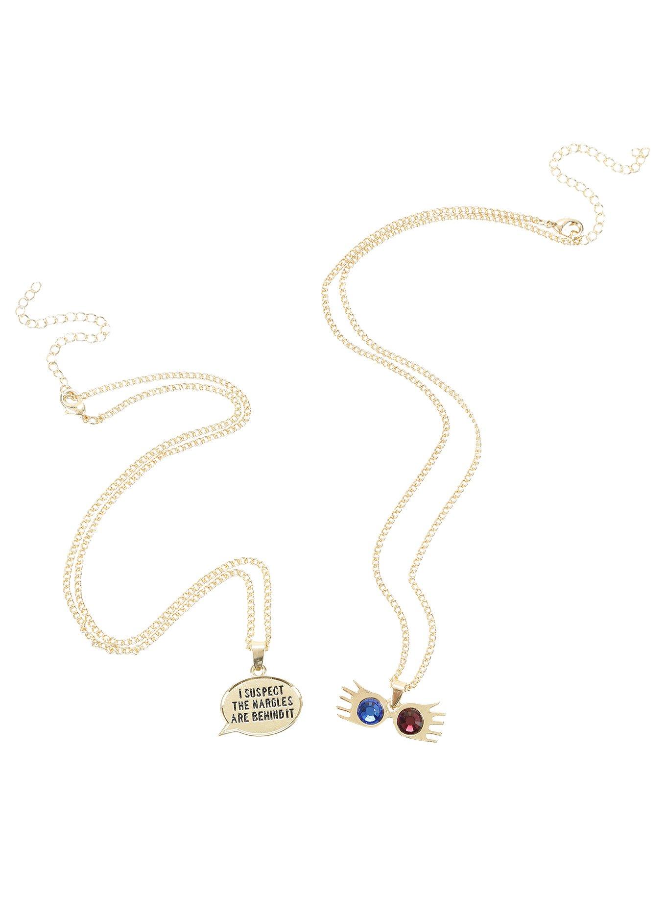 Harry Potter Luna Lovegood Spectrespecs Necklace Set, , alternate