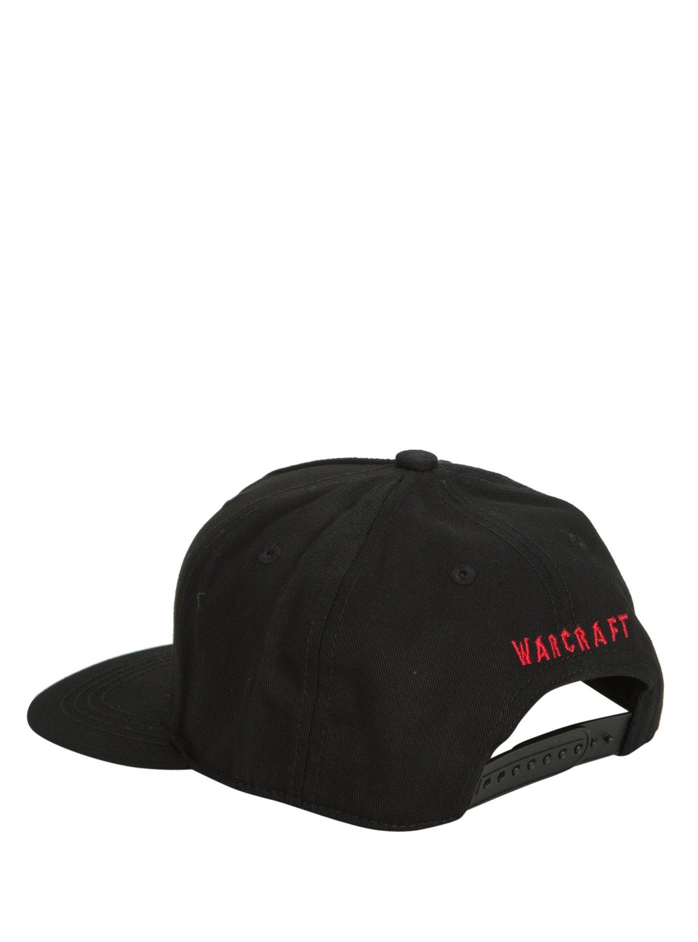 World Of Warcraft Horde Embroidered Snapback Hat, , alternate