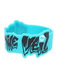 Pierce The Veil Die-Cut Logo Rubber Bracelet, , alternate