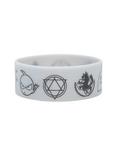 Fullmetal Alchemist Symbols Rubber Bracelet, , alternate