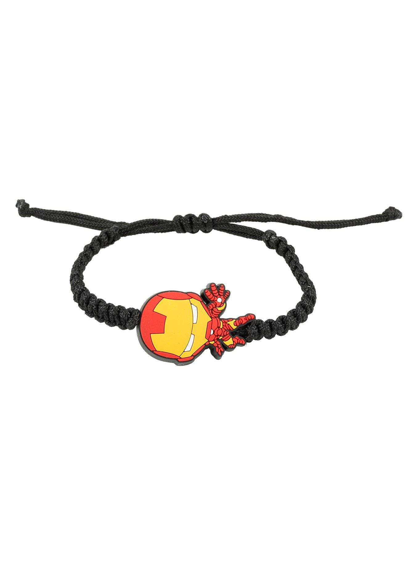 Marvel Avengers Iron Man Kawaii Cord Bracelet, , alternate