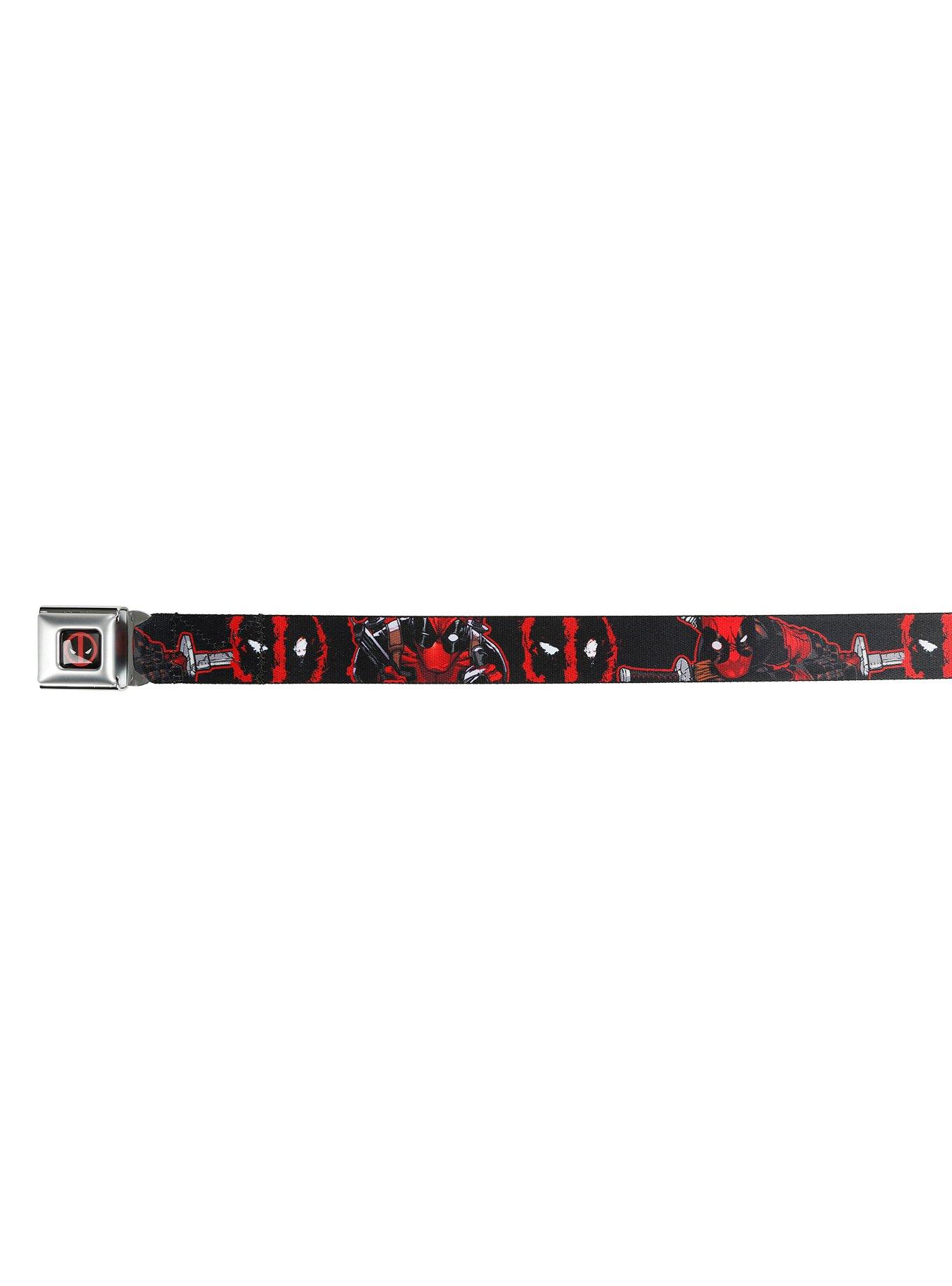 Marvel Deadpool Paint Seat Belt Belt, , alternate
