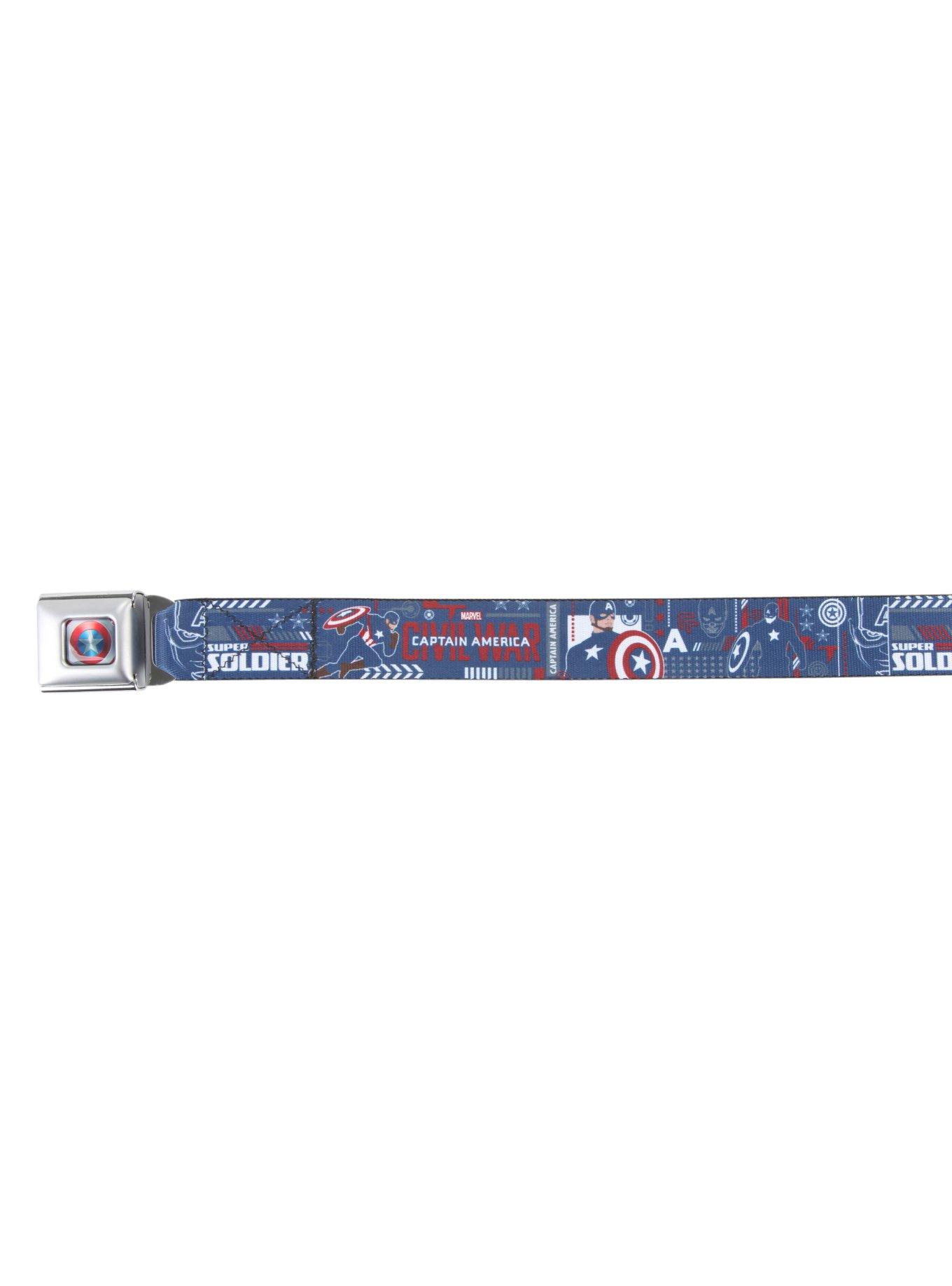 Marvel Captain America: Civil War Super Soldier Seat Belt Belt, , alternate