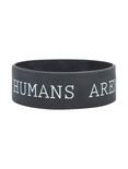 Humans Aren't Real Rubber Bracelet, , alternate