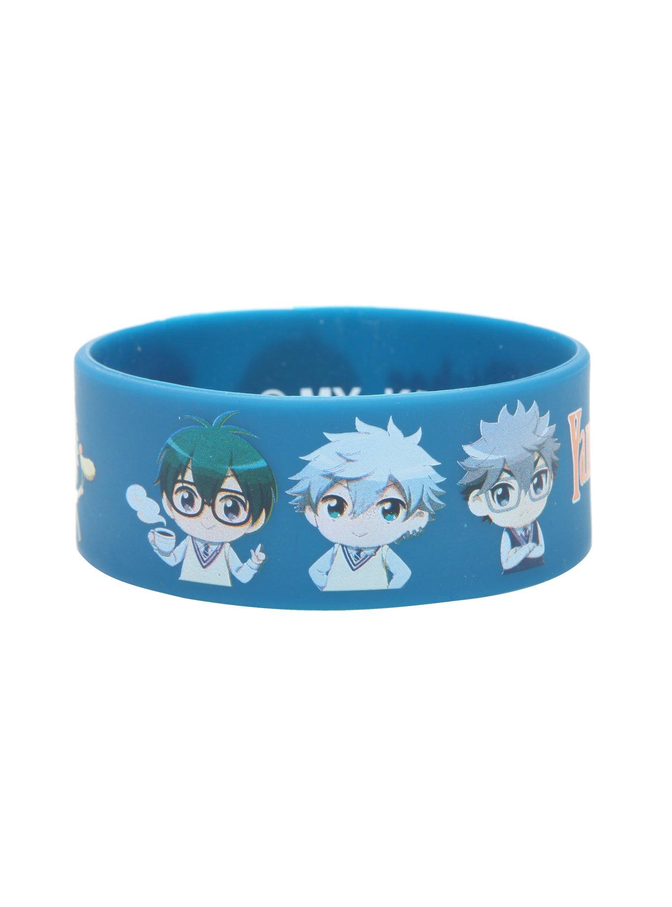 Yamada-kun And The Seven Witches Male Group Rubber Bracelet, , alternate