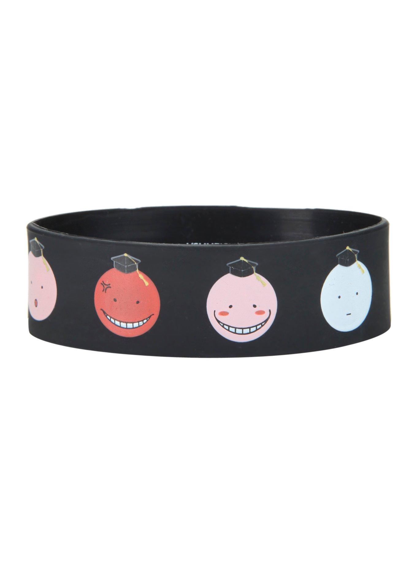Assassination Classroom Korosensei Faces Rubber Bracelet, , alternate