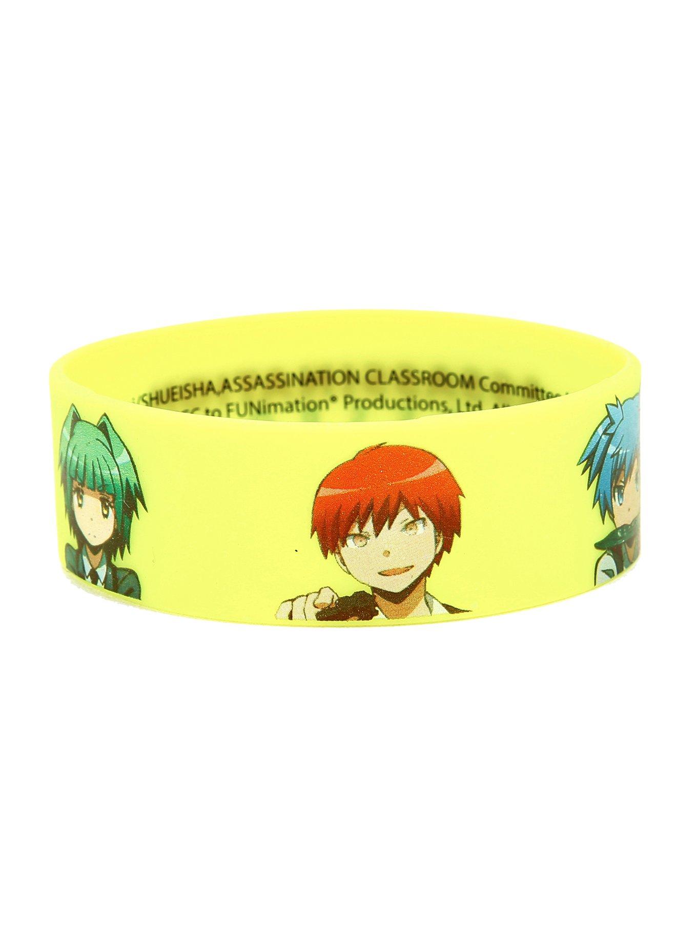 Assassination Classroom Characters Rubber Bracelet, , alternate
