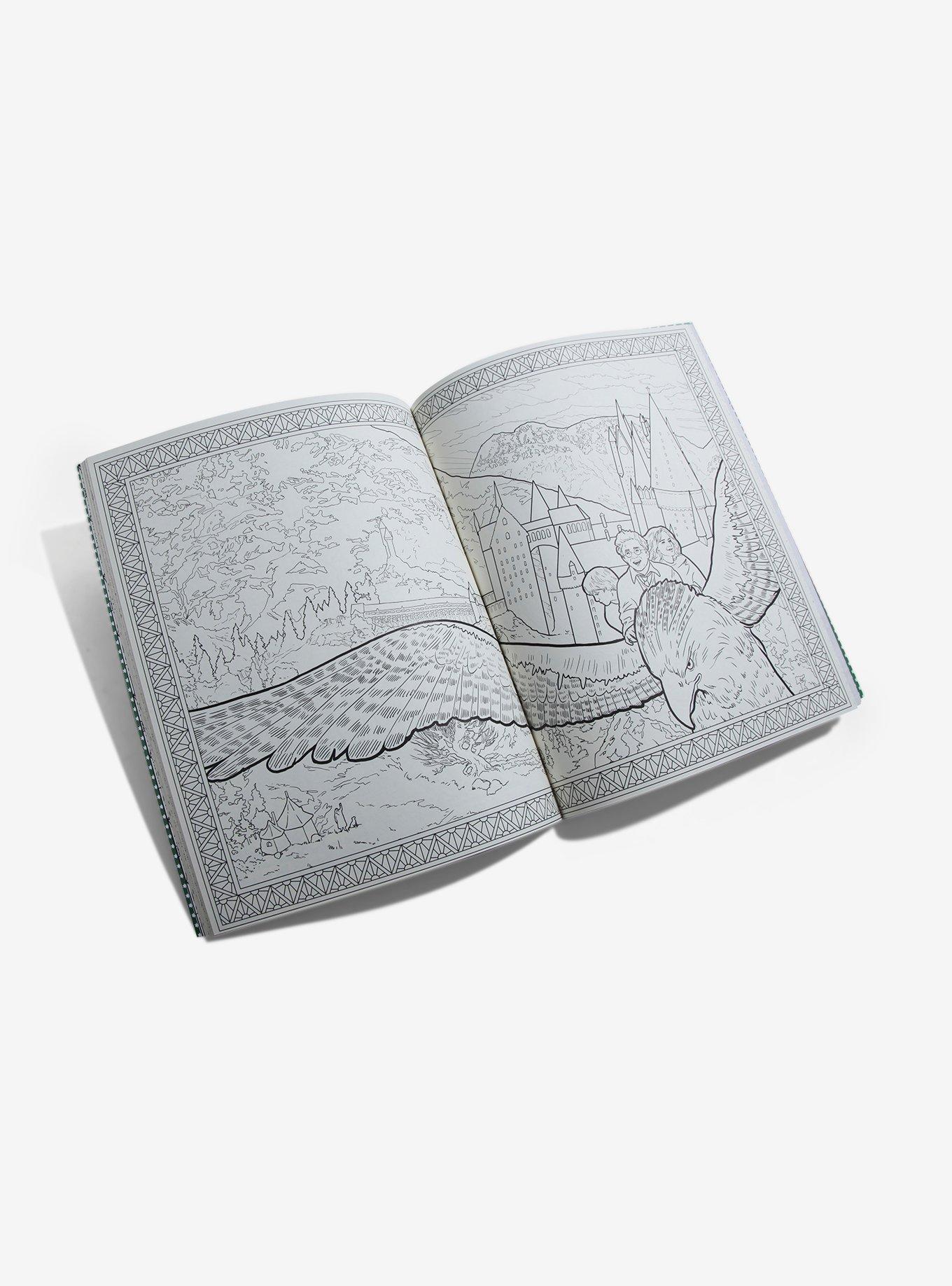 Harry Potter Magical Creatures Adult Coloring Book, , alternate