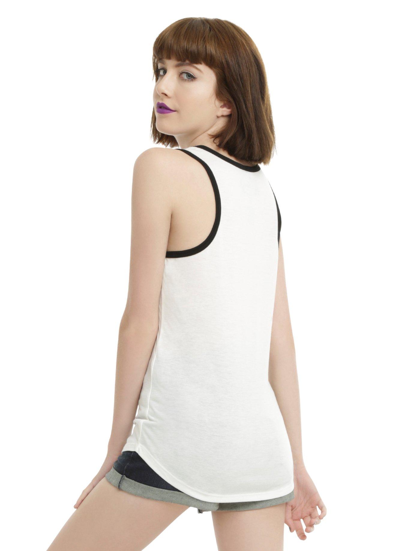 Disney Peter Pan Happy Thoughts Girls Ringer Tank Top, , alternate