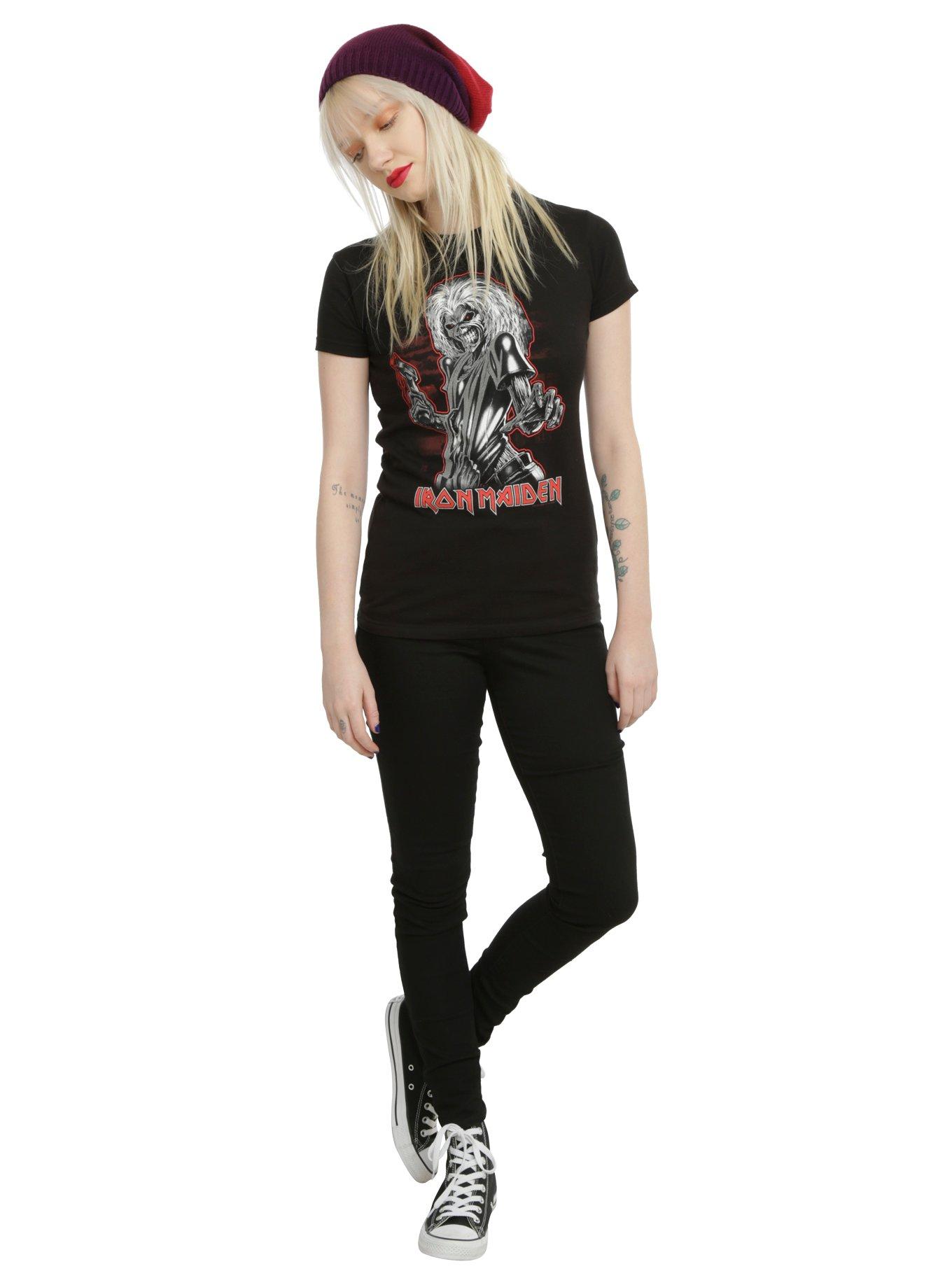 Iron Maiden Killers Eddie Girls T-Shirt, , alternate