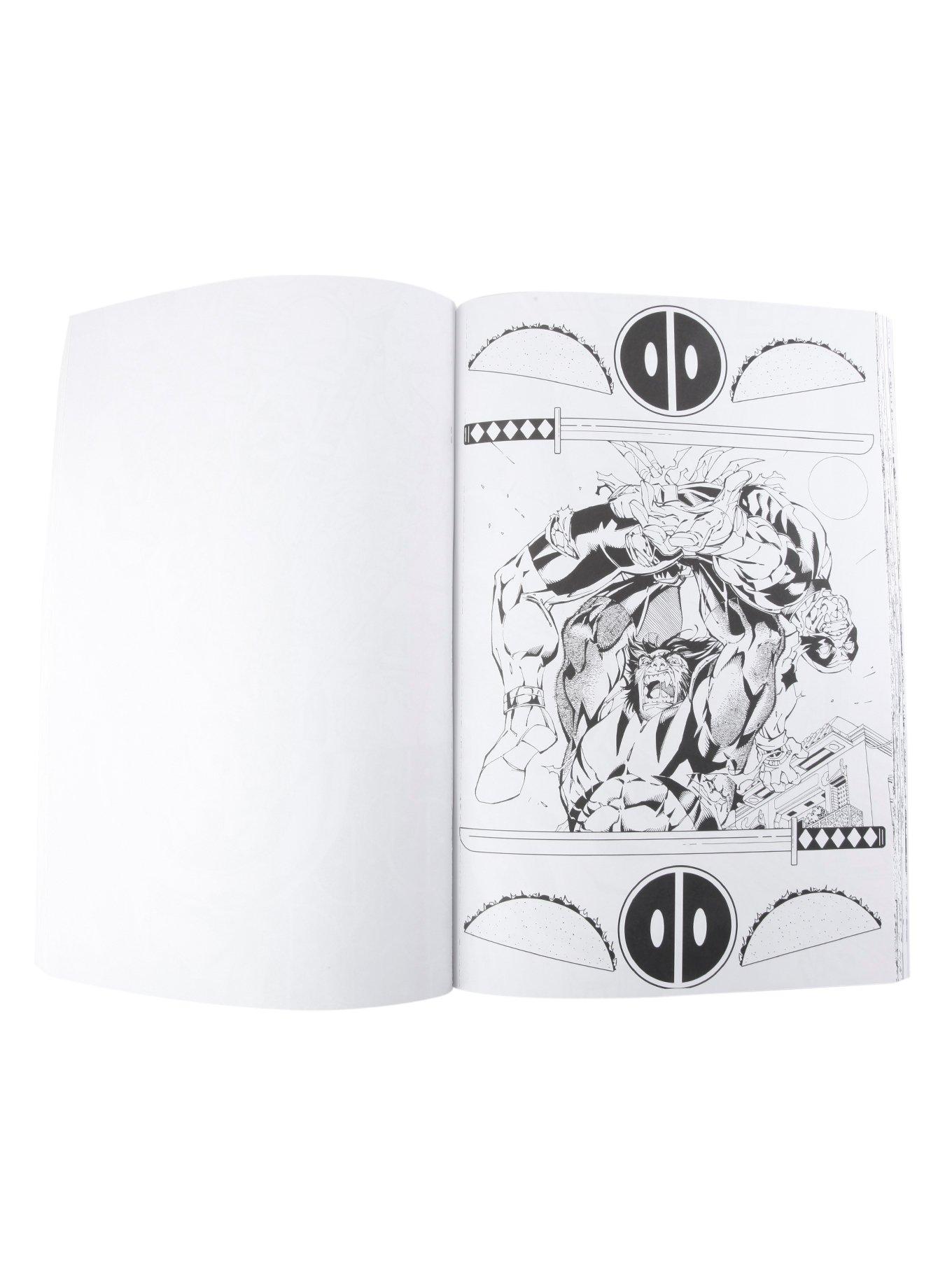 Marvel Deadpool Coloring Book, , alternate