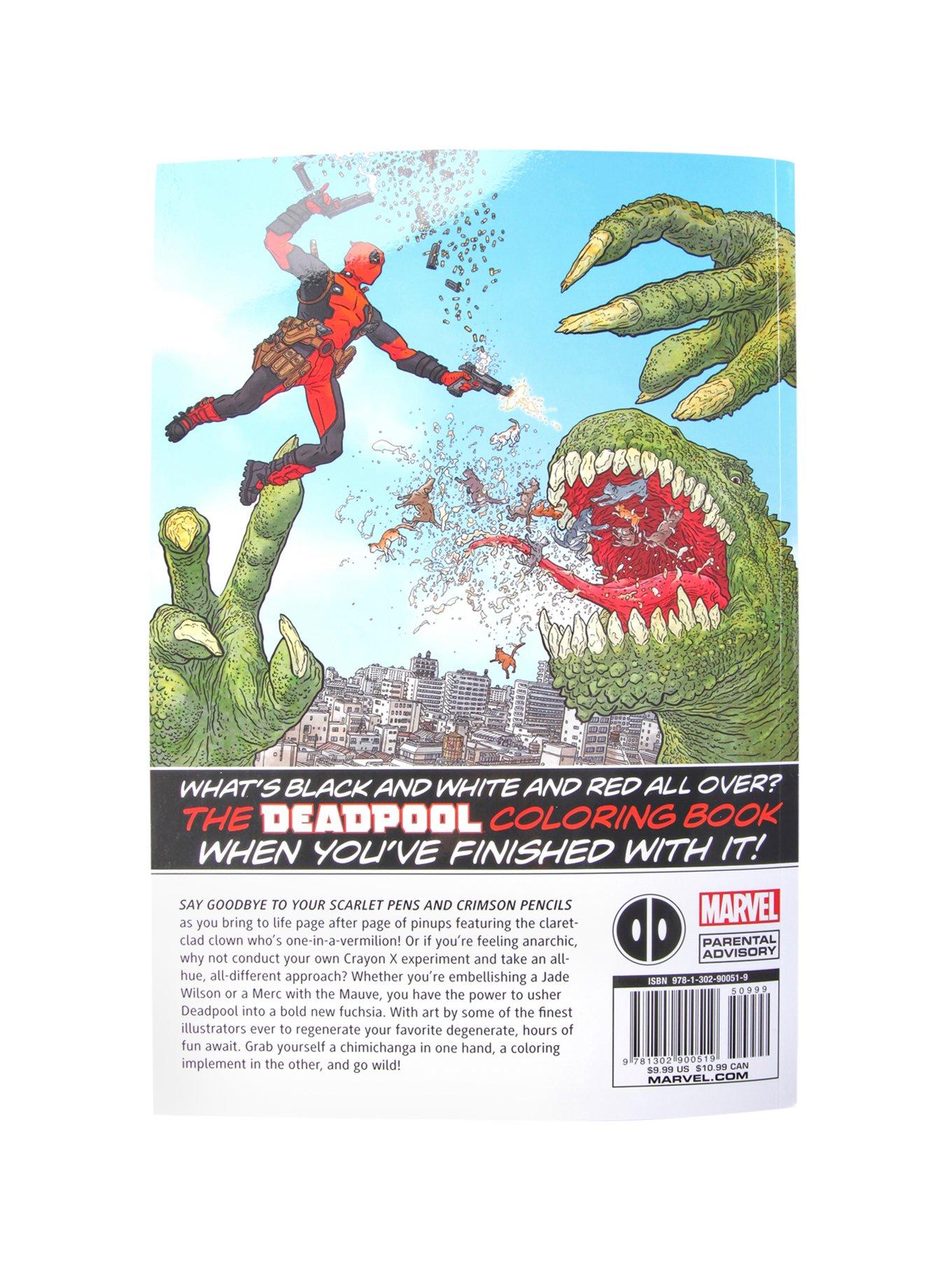 Marvel Deadpool Coloring Book, , alternate