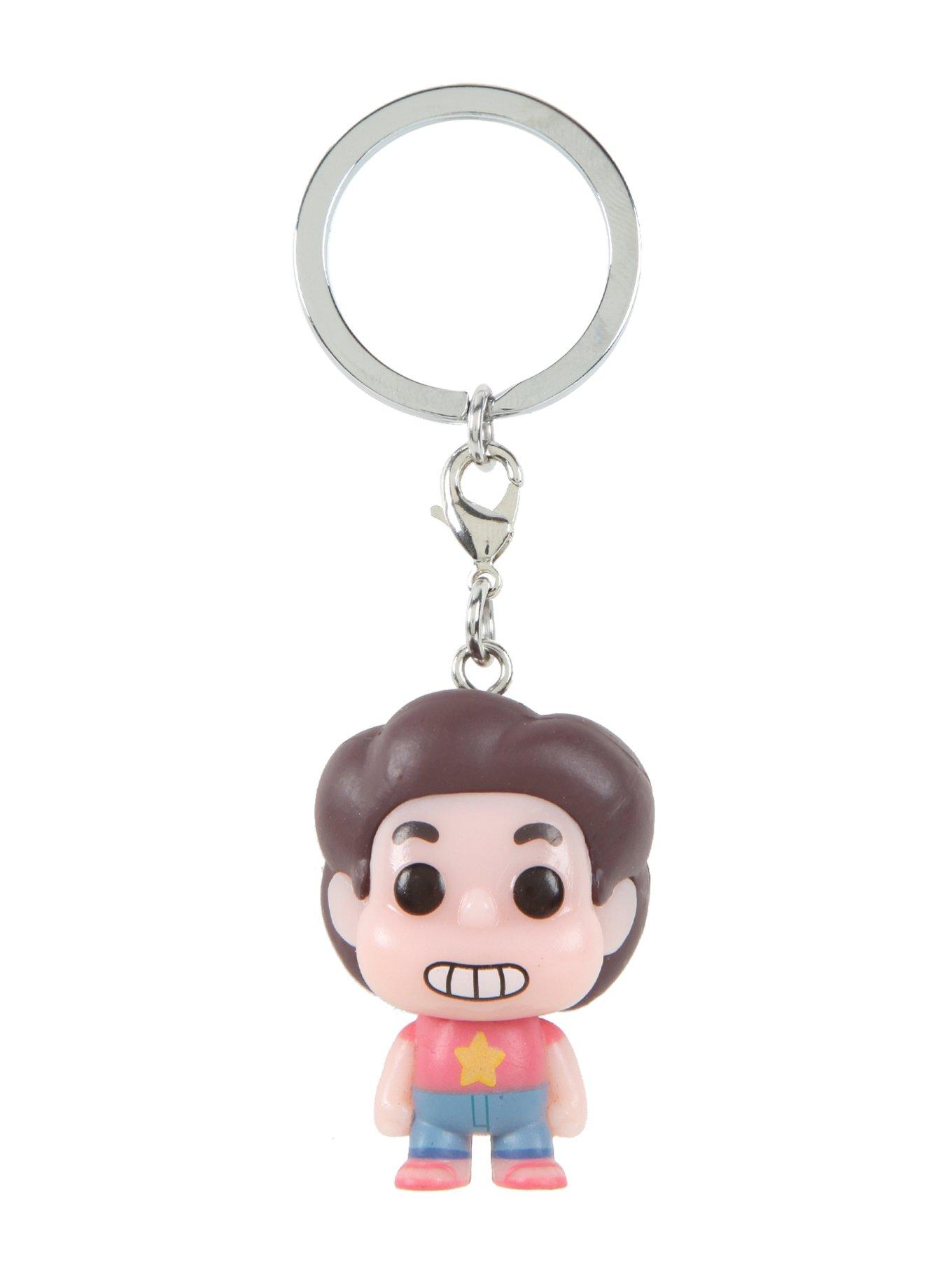 Funko Steven Universe Pocket Pop! Steven Glow-In-The-Dark Key Chain Hot Topic Exclusive, , alternate