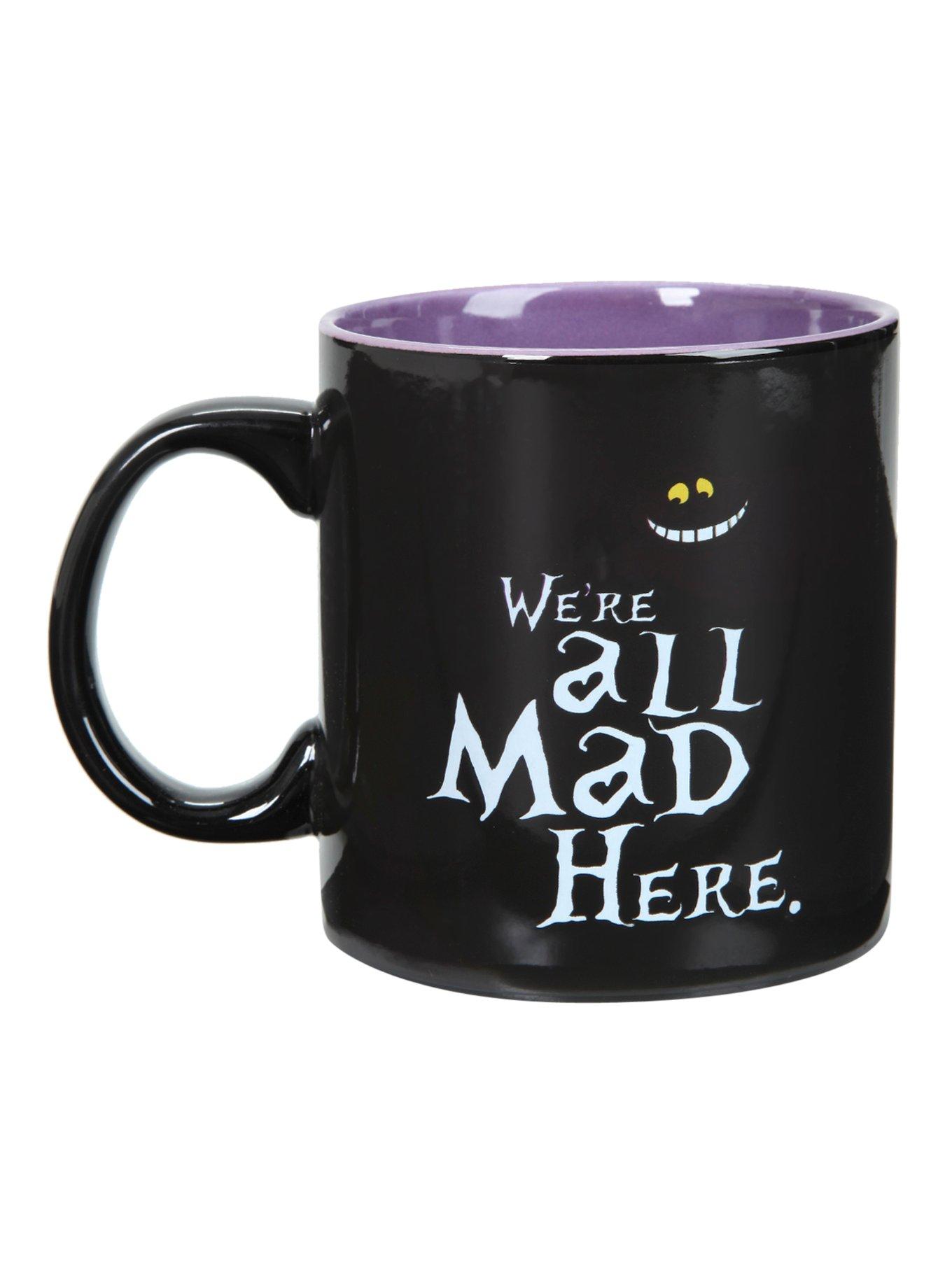 Disney Alice In Wonderland We're All Mad Here Heat Reveal Mug, , alternate