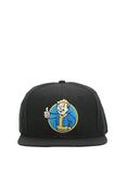 Fallout Vault Boy Black Crown Snapback Hat, , alternate