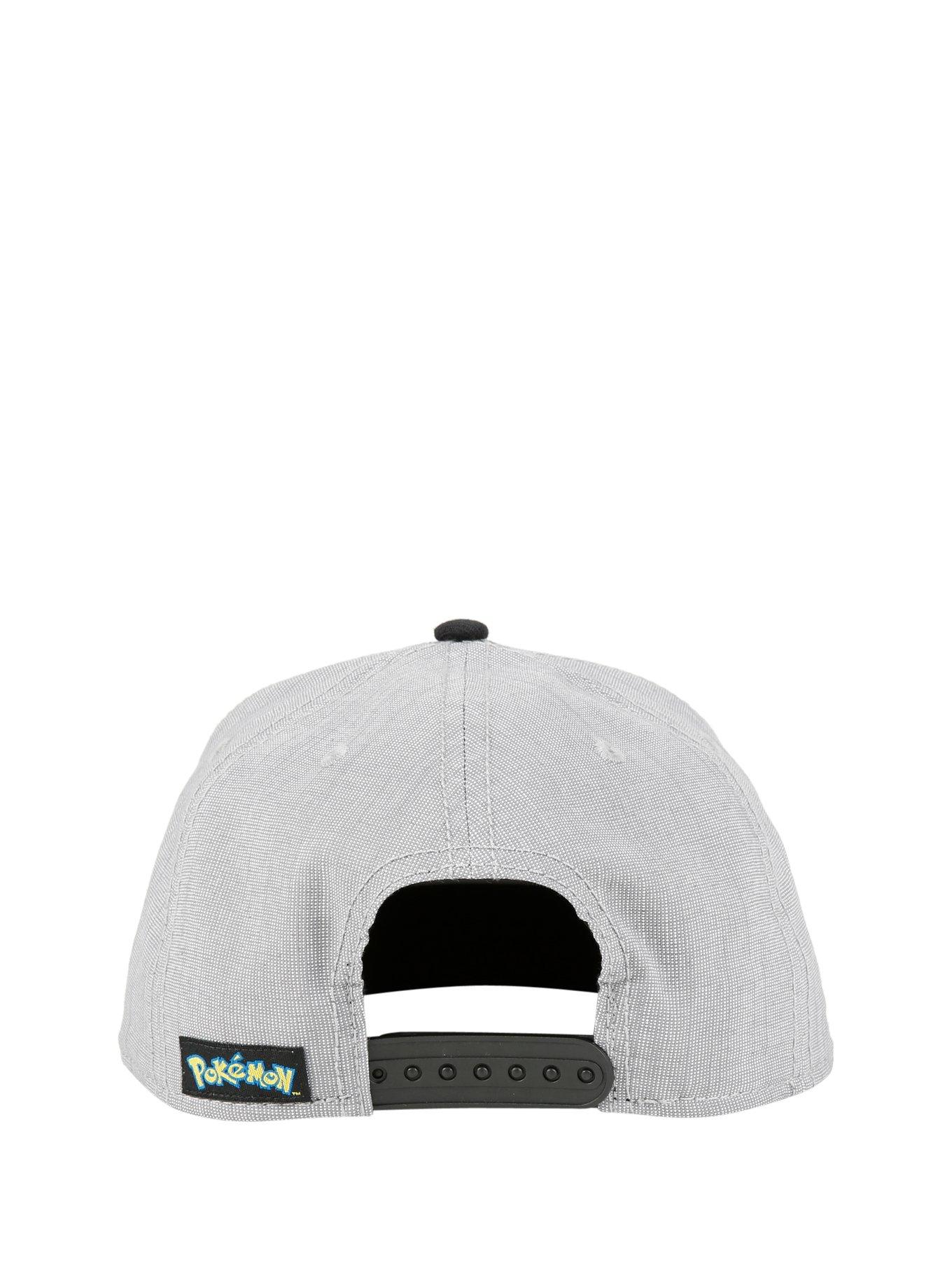 Pokemon Pikachu Chambray Snapback Hat, , alternate