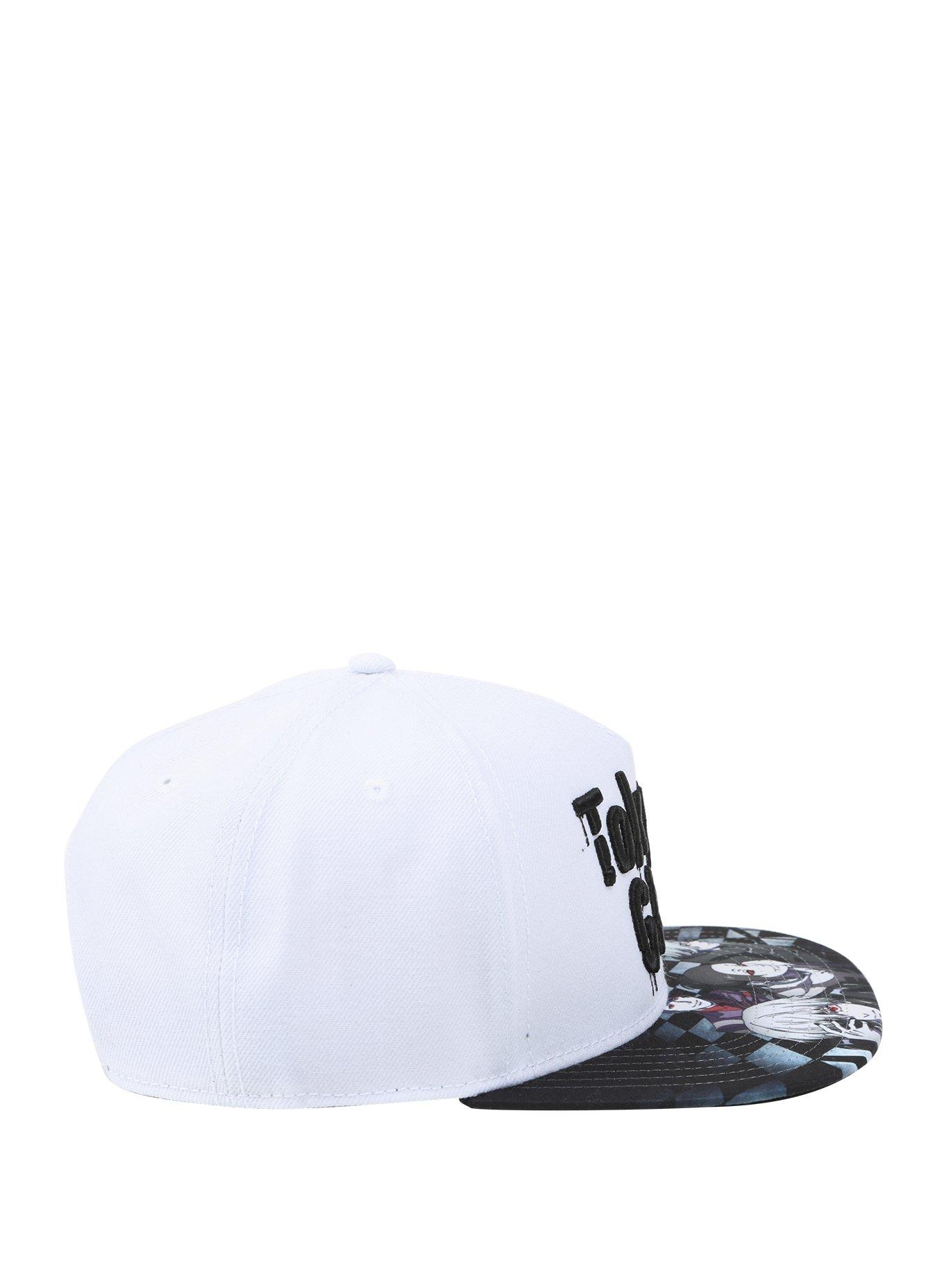 Tokyo Ghoul White Crown Sublimation Bill Snapback Hat, , alternate