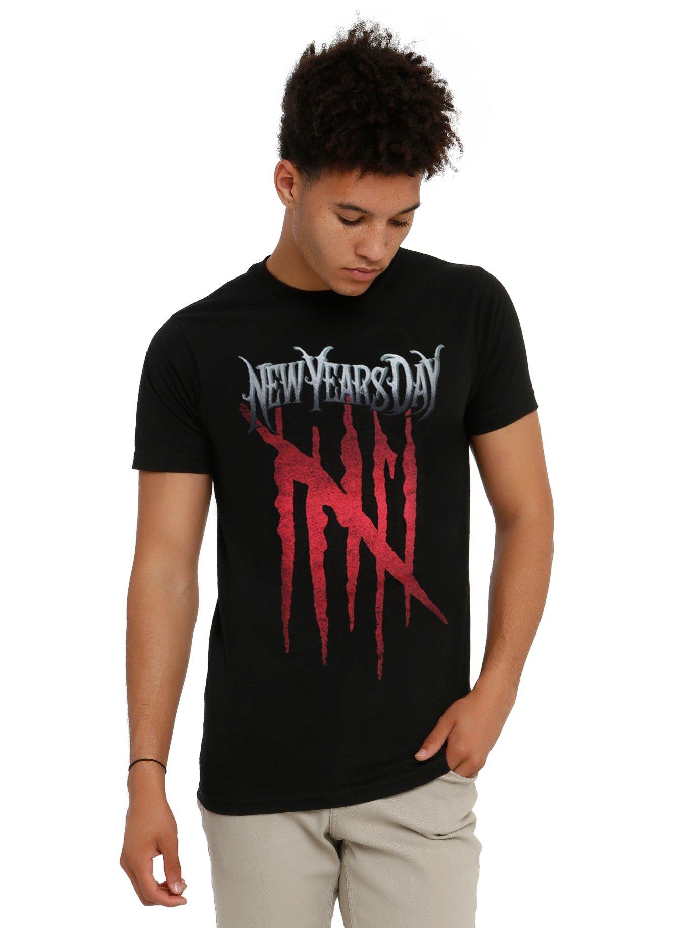 New Years Day Malevolence Logo T-Shirt, , alternate