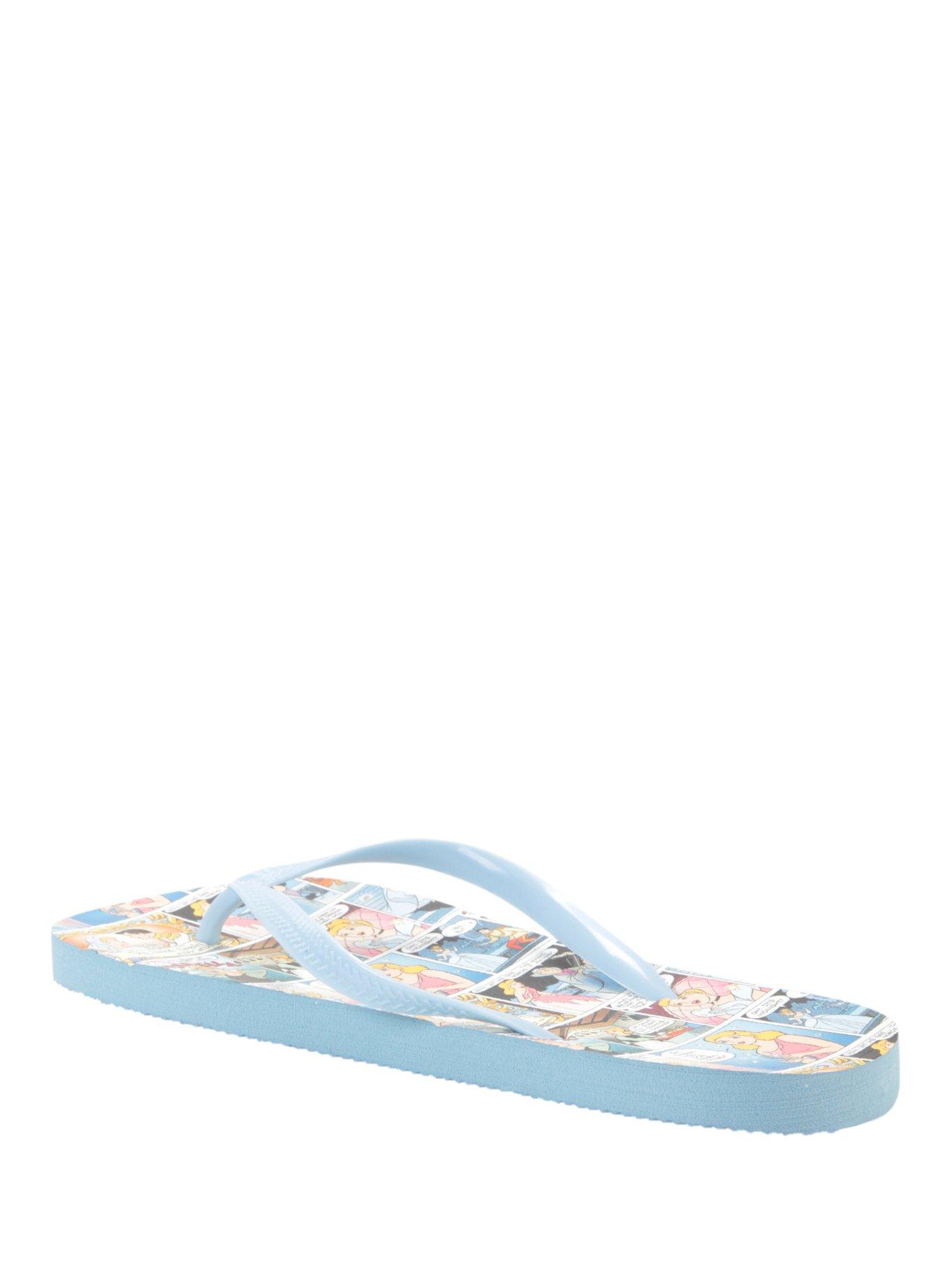 Disney Cinderella Comic Flip Flops, , alternate