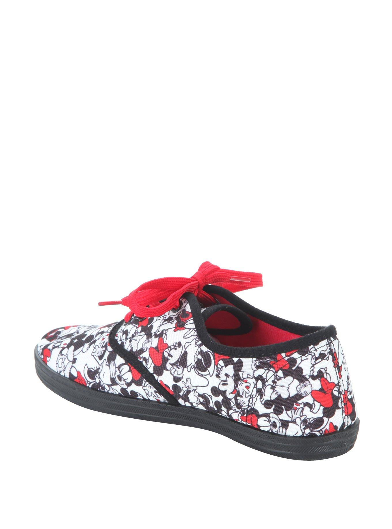 Disney Mickey & Minnie Mouse Lace-Up Sneakers, , alternate