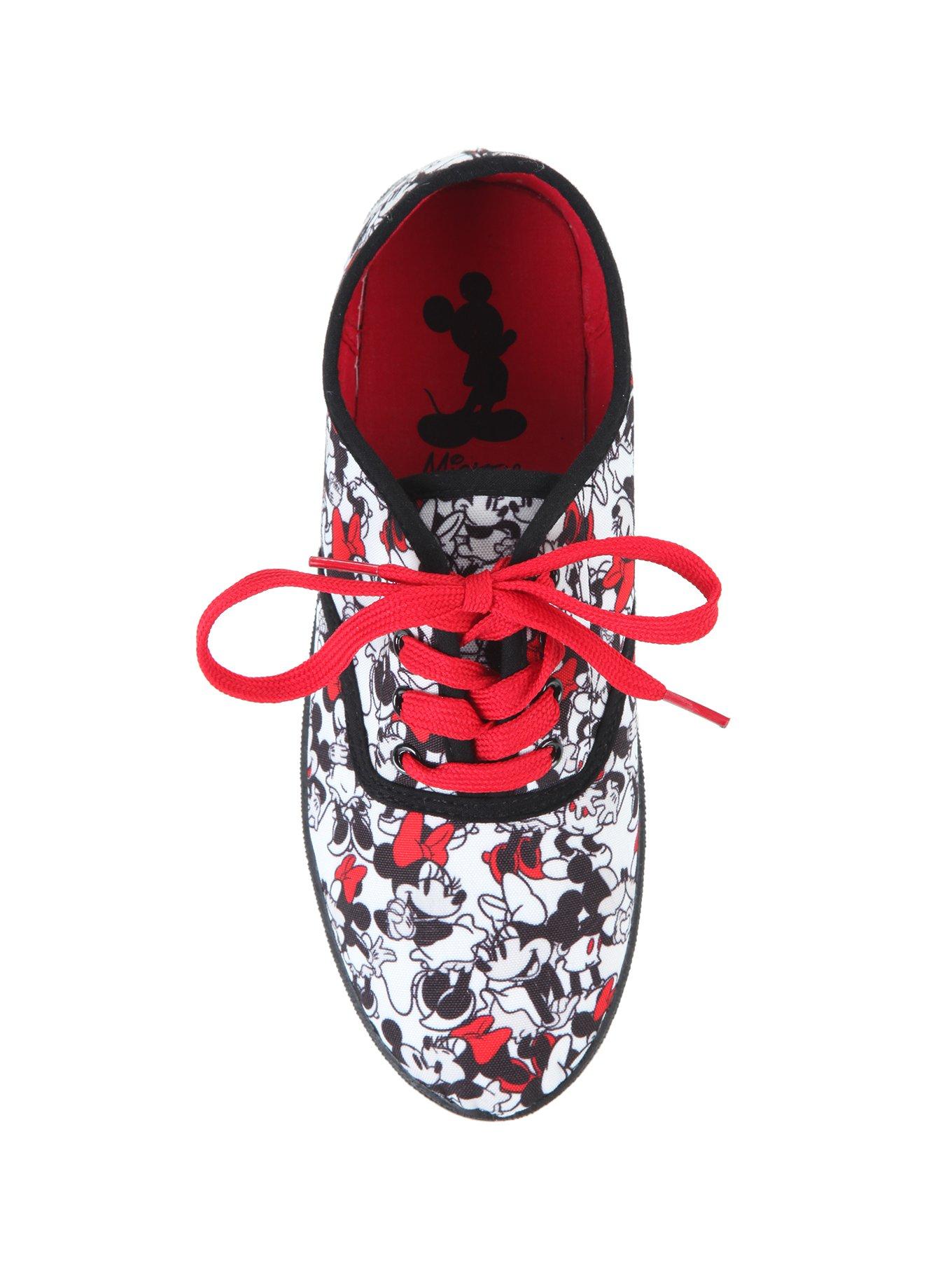 Disney Mickey & Minnie Mouse Lace-Up Sneakers, , alternate