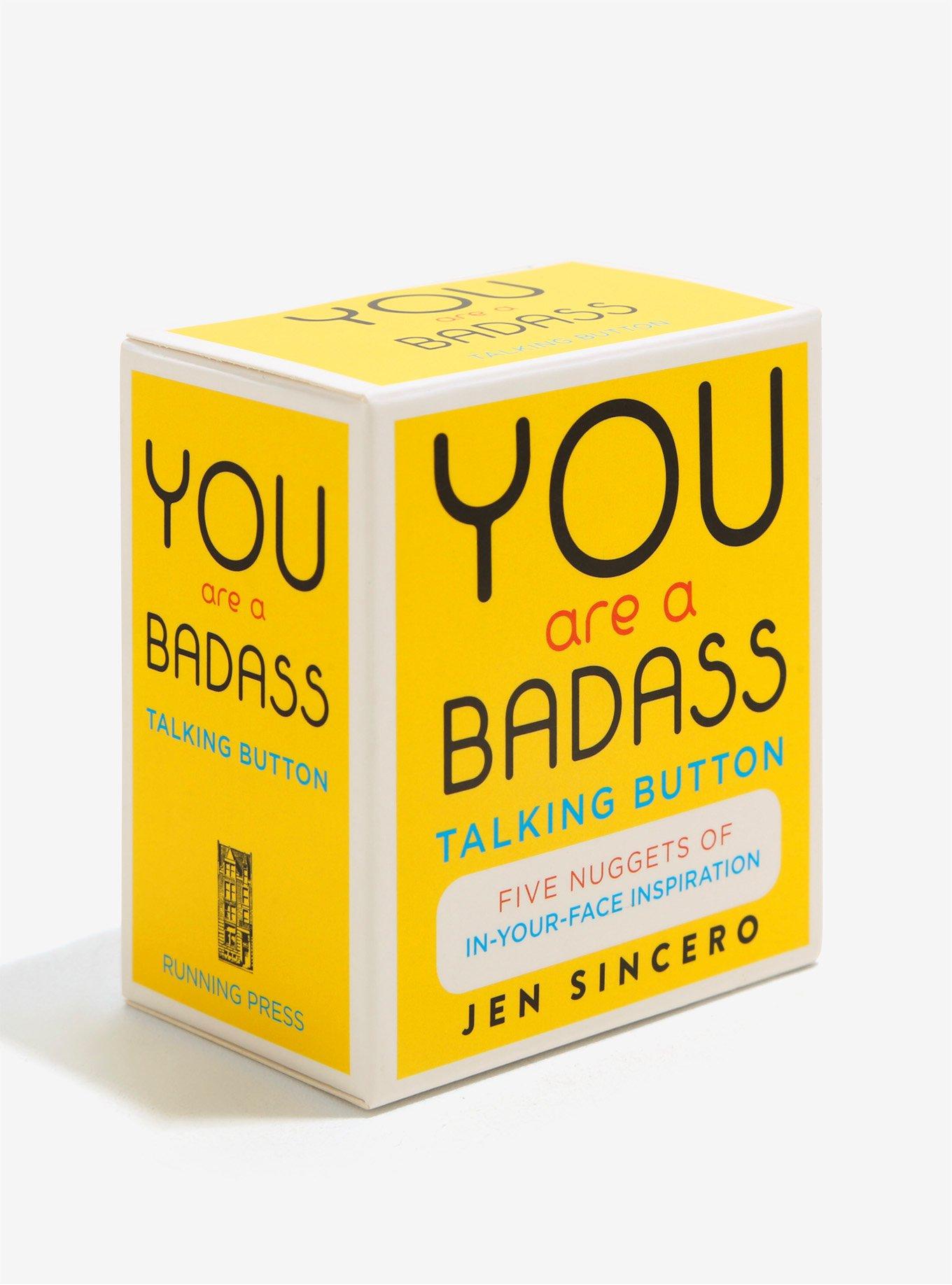You Are A Badass Talking Button And Mini-Book, , alternate