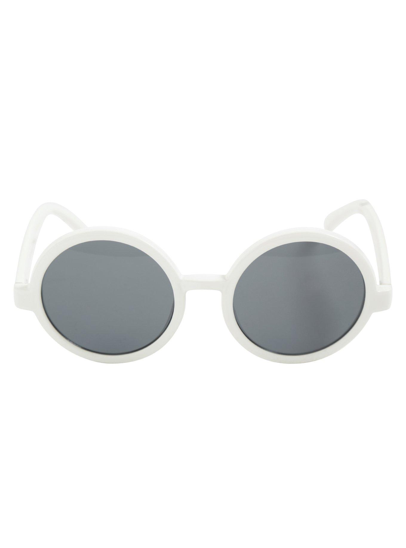 Twenty One Pilots White Round Sunglasses, , alternate