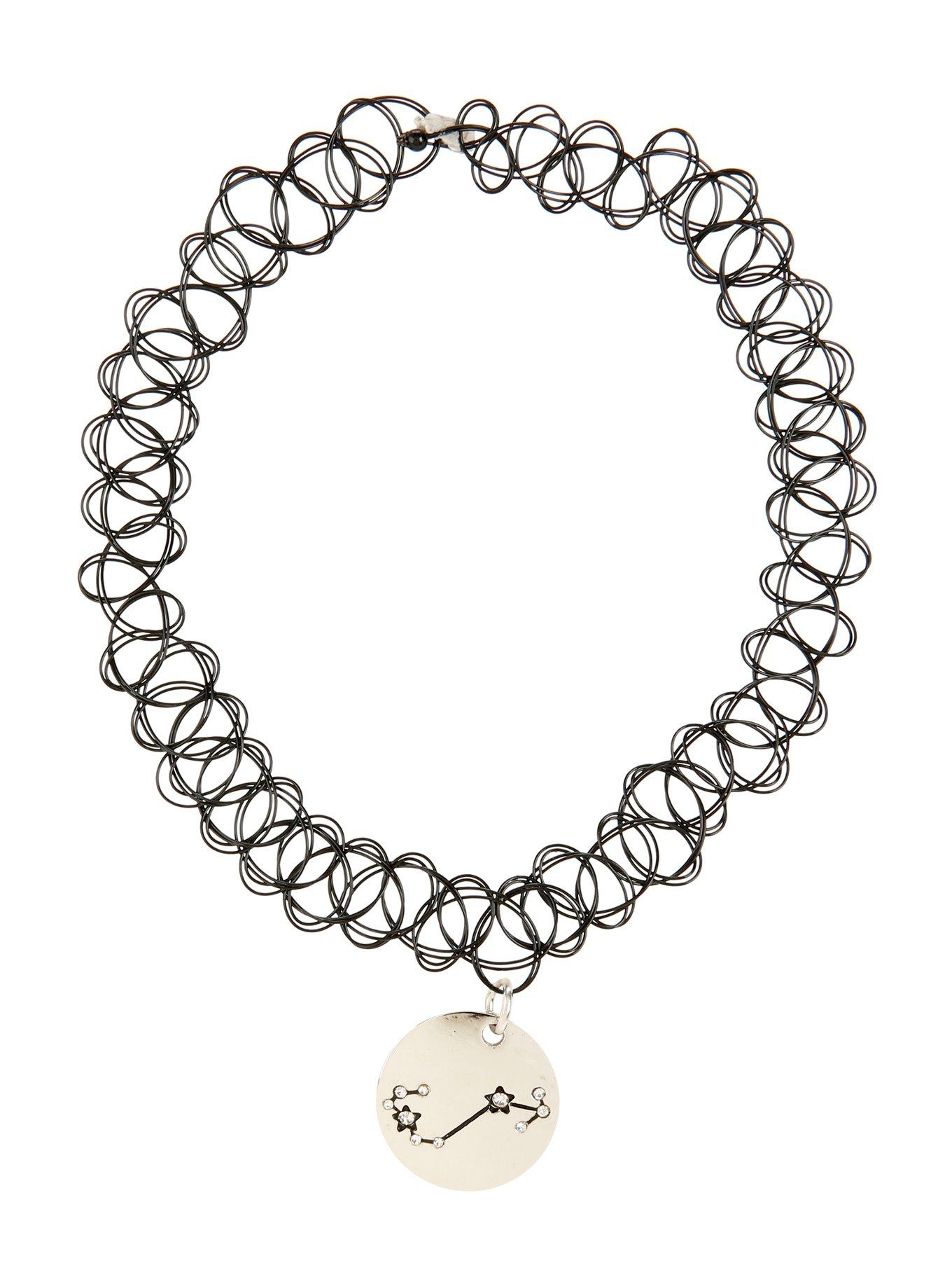 Scorpio Constellation Tattoo Necklace, , alternate