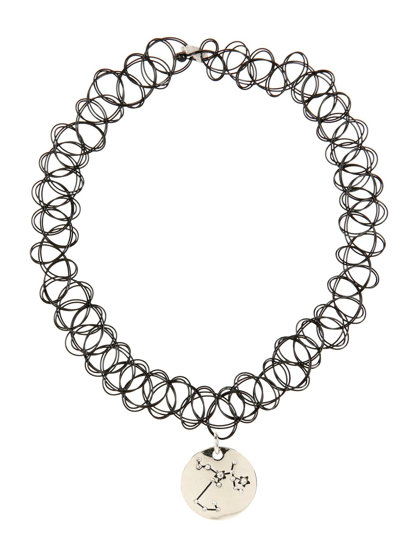 Sagittarius Constellation Tattoo Choker, , alternate