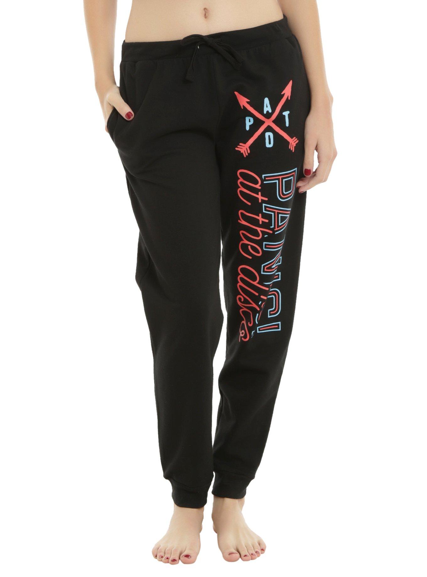 Panic! At The Disco Arrows Logo Girls Jogger Pants, , alternate