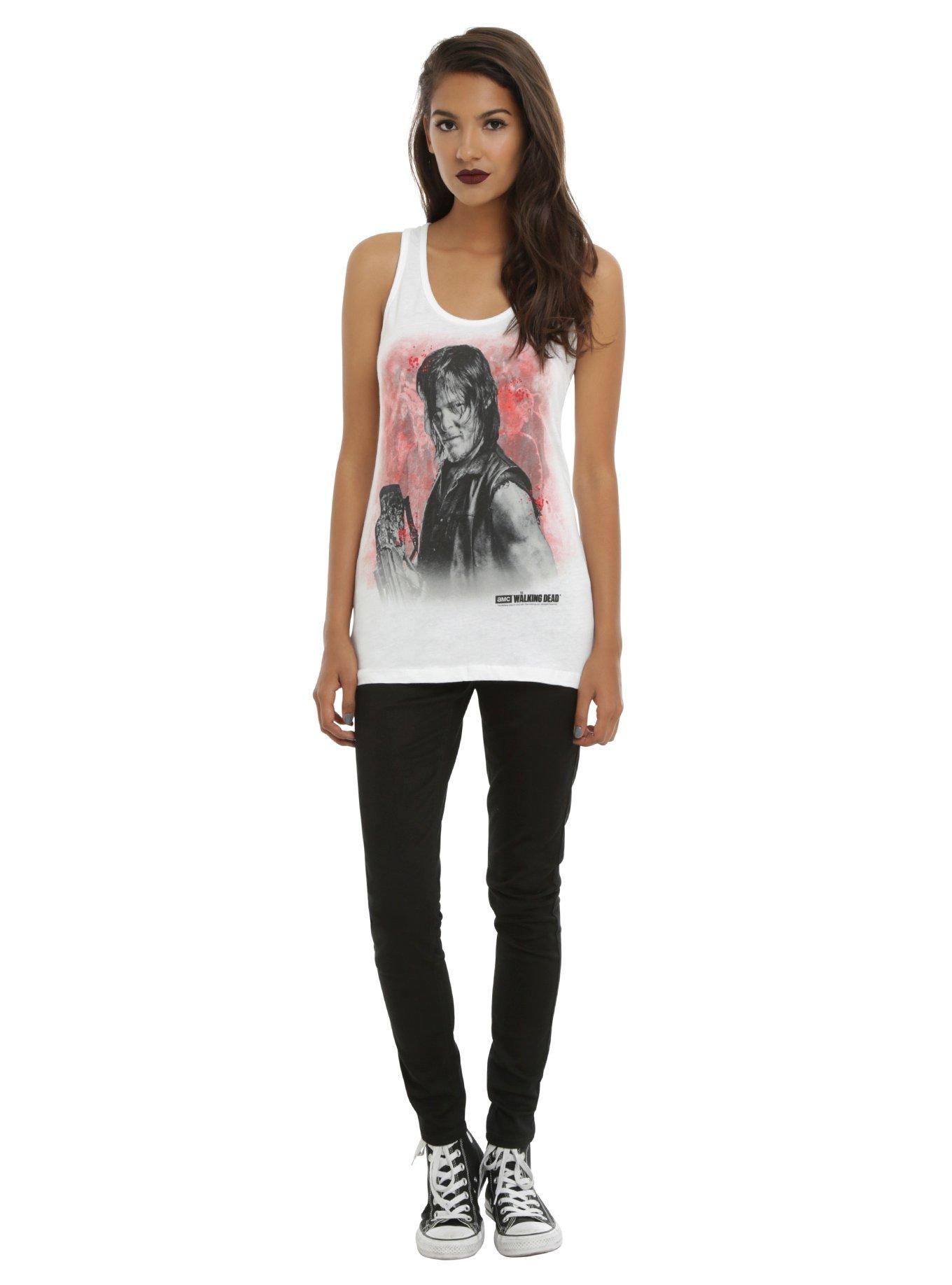 The Walking Dead Daryl Zombie Girls Tank Top, , alternate