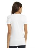 White Music Heart Monitor Girls T-Shirt, , alternate