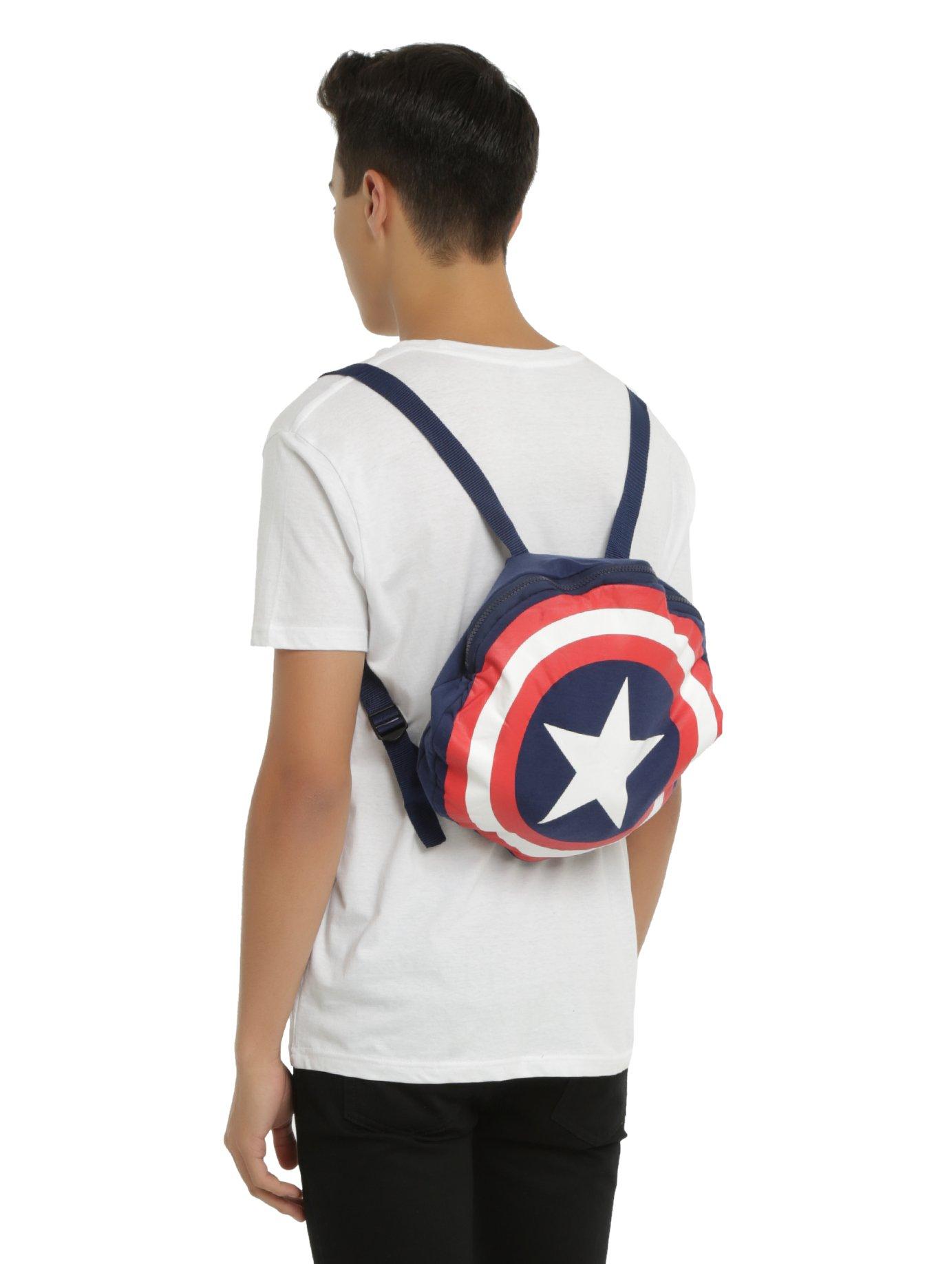 Marvel Captain America Cosplay Backpack Hoodie, , alternate